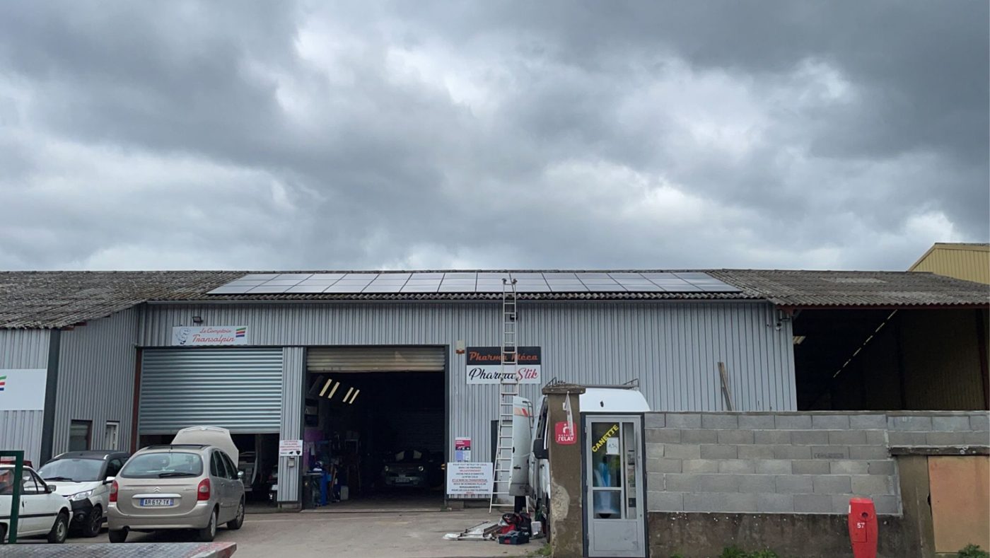Photovoltaïque sur bâtiment d'activité